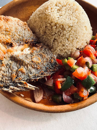 Attiéké poisson