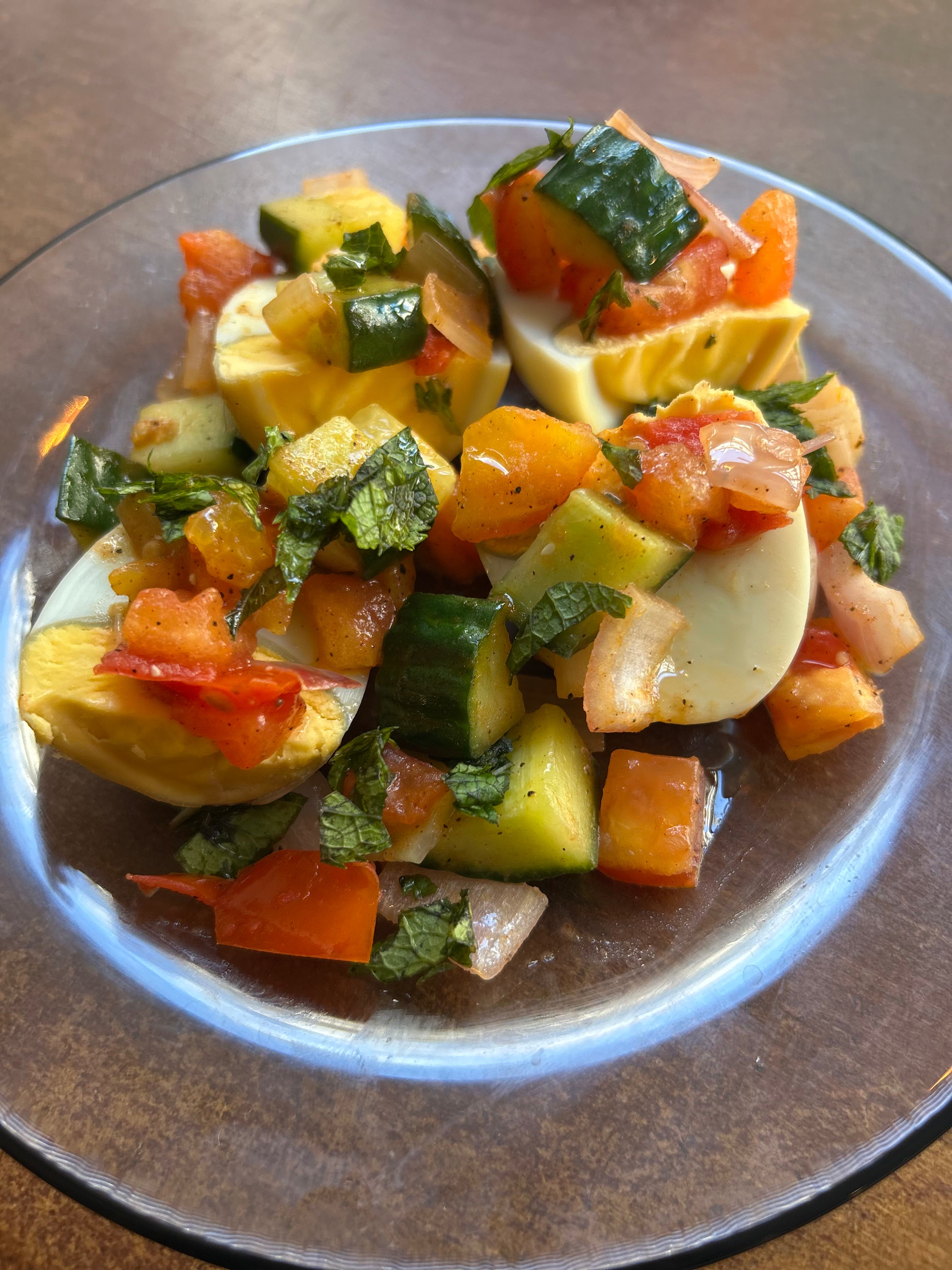 Oeuf au kachumbari