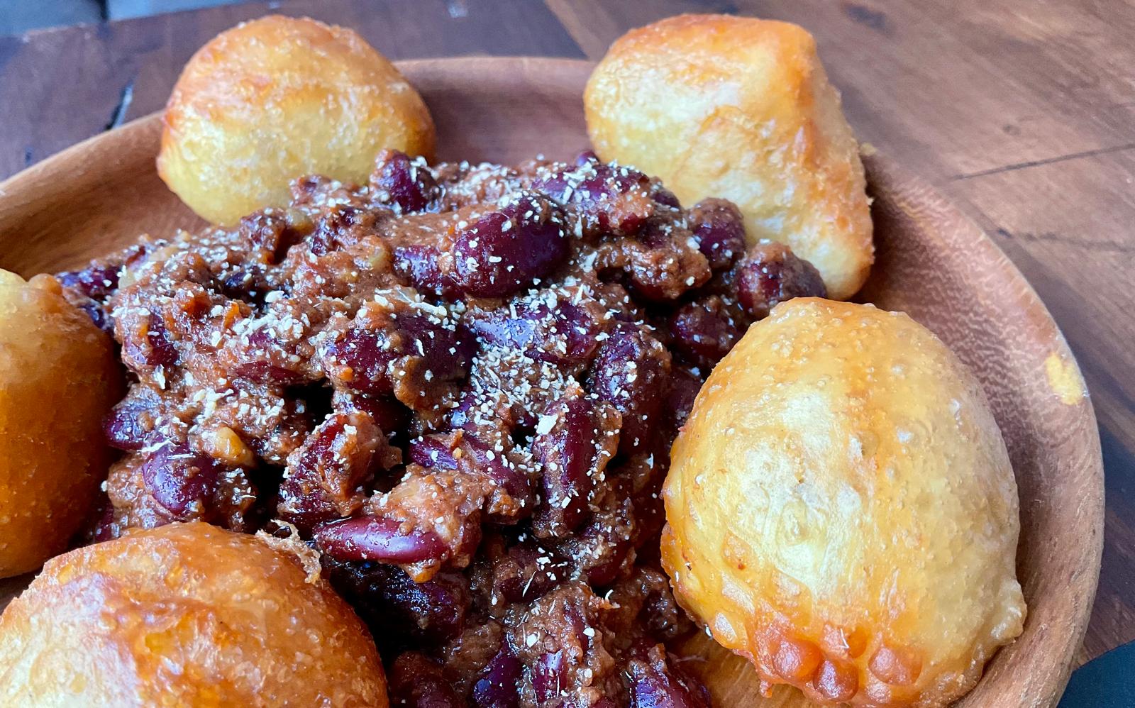 Beignets et son haricot