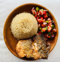 Attiéké poisson